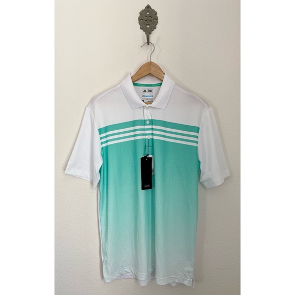 adidas Other - Adidas Climacool • Green Ombre Pro Golf Polo Shirt